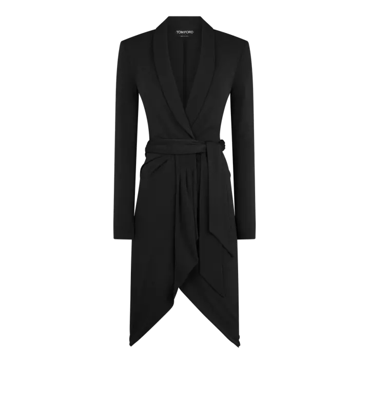LONG SLEEVE WRAP DRESS online